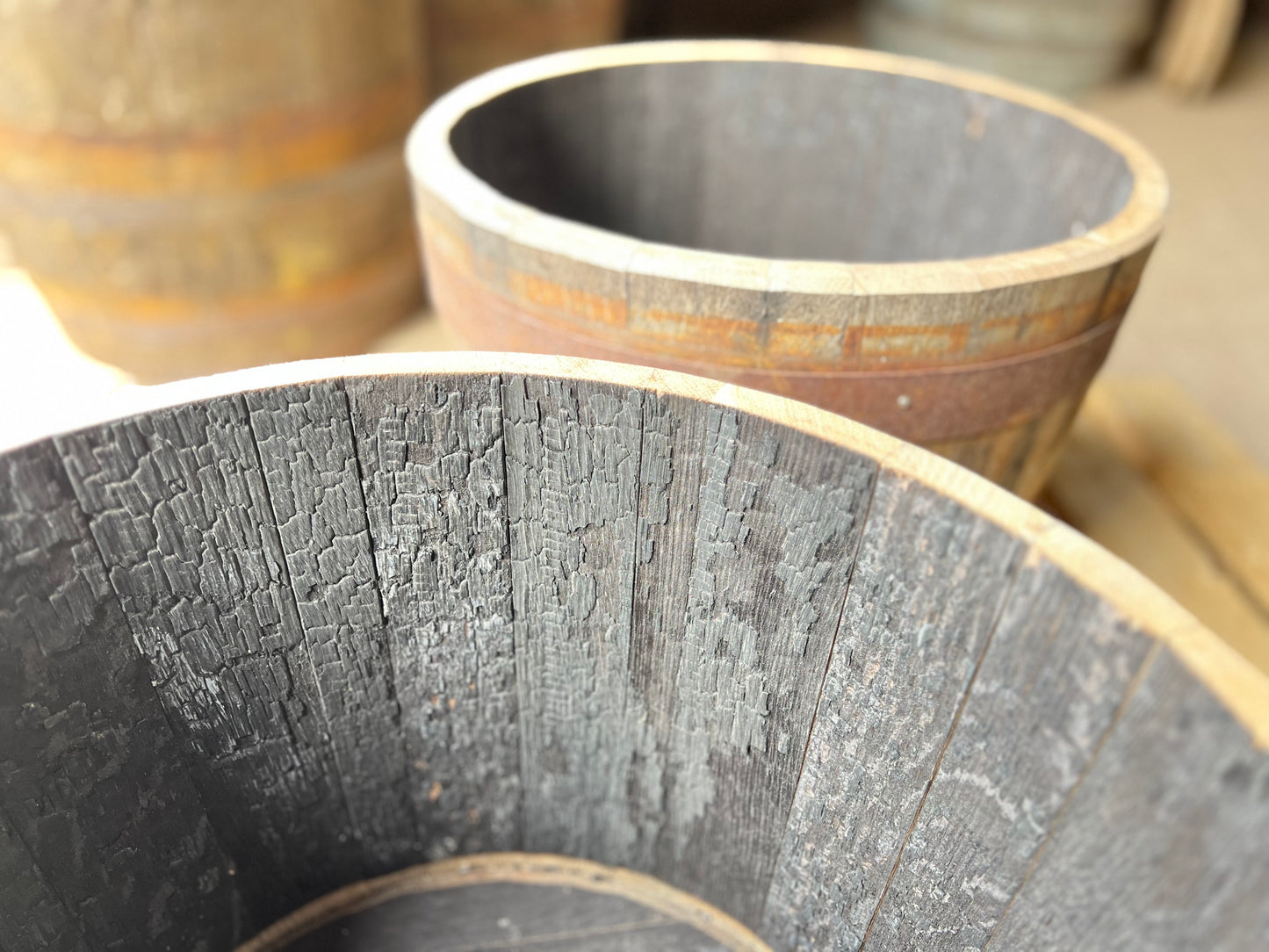 Oakwood Rustic Small Planter (Quarter Cask)