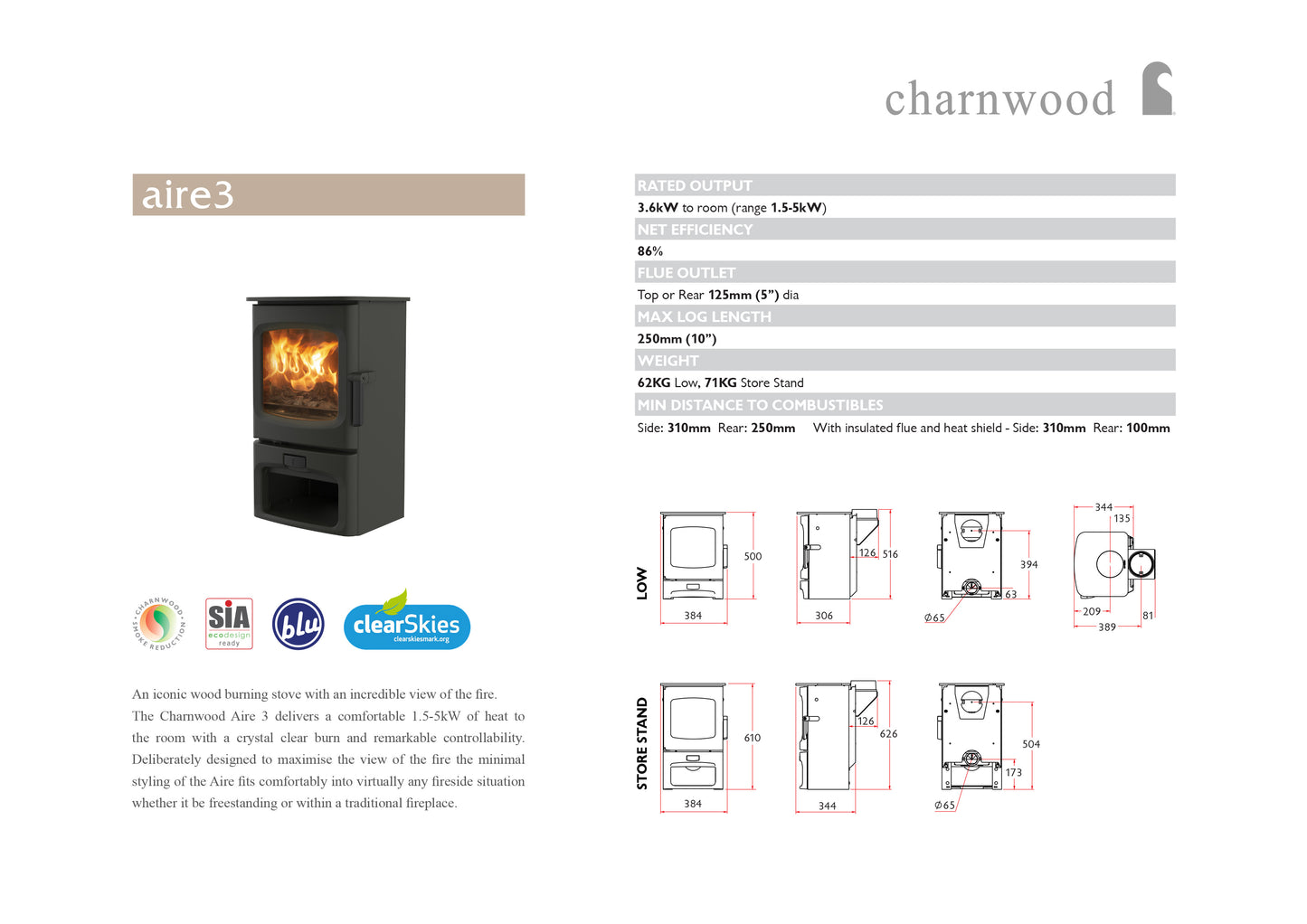 Charnwood Aire 3