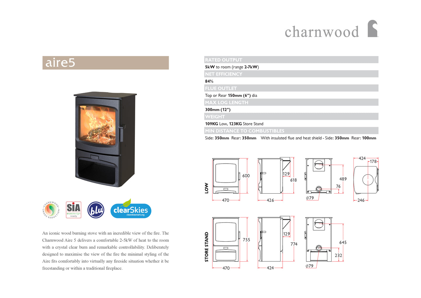 Charnwood Aire 5