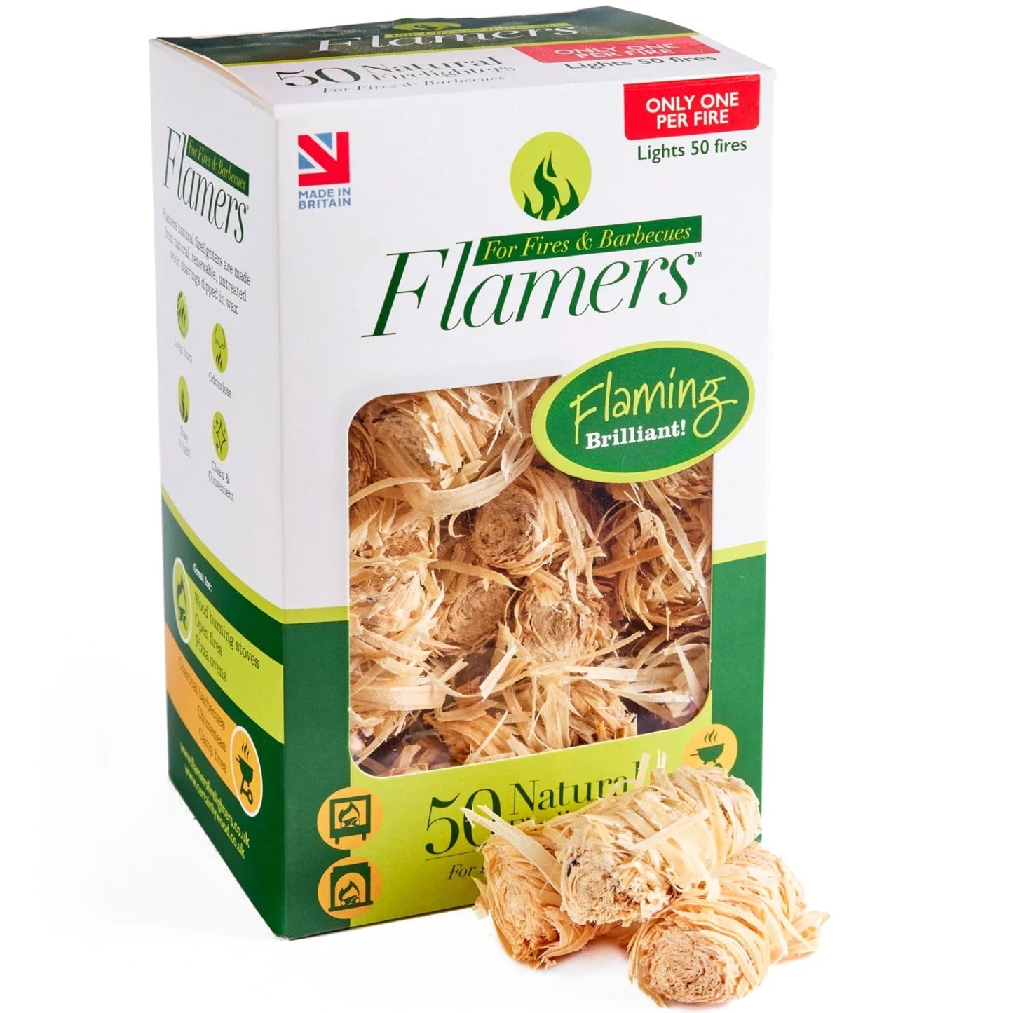 Flamers Firelighters (50 Pack)