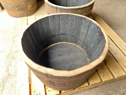 Oakwood Rustic Medium Planter (Barrel)