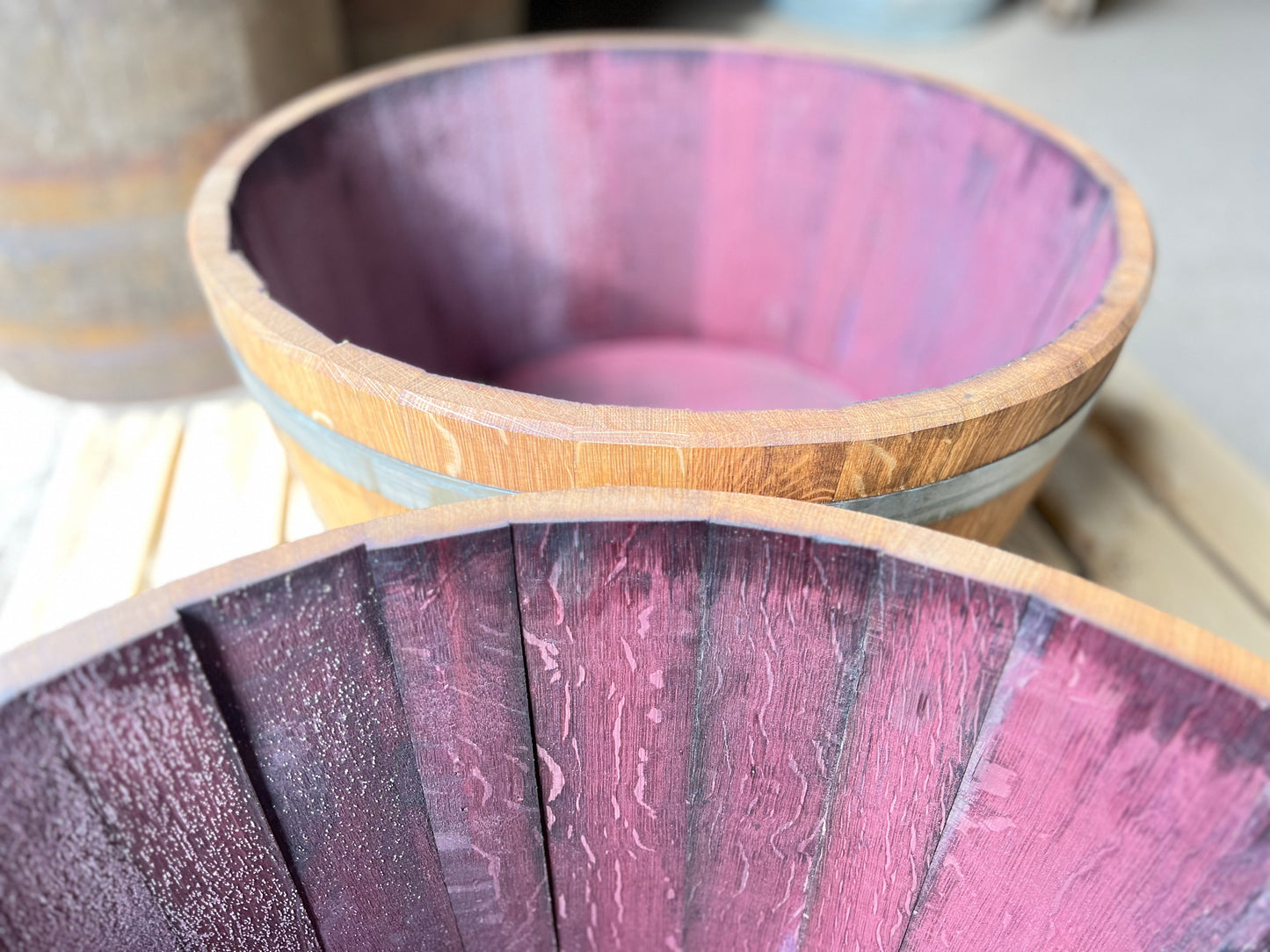 Oakwood Premium Planter Large (Wine Cask)