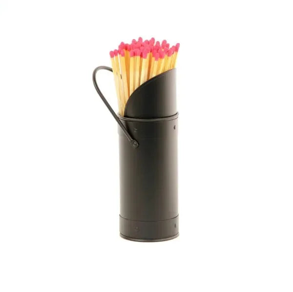 Black Matchbox Holder Long